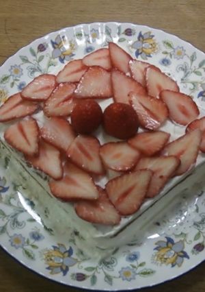 ふわふわショートケーキ-レシピのメイン写真