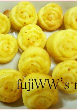 簡単かわいい薔薇マドレーヌ-レシピのメイン写真