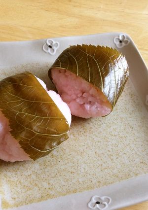 今から作る桜餅-レシピのメイン写真