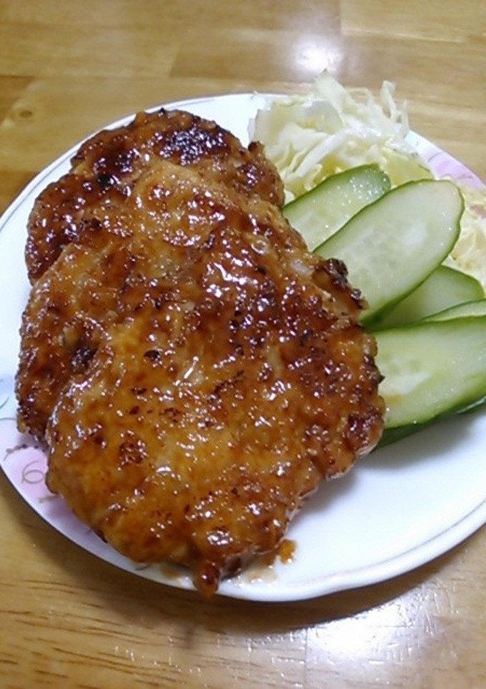 鶏つくねのしょうが焼き-レシピのメイン写真