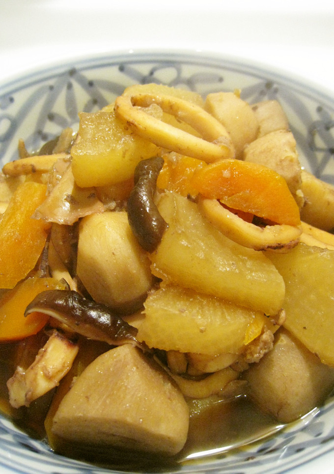 イカと根菜のうま煮-レシピのメイン写真