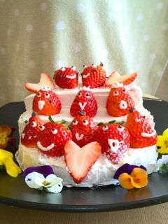 *ひな祭り*簡単!おひなさまケーキ♪-レシピのメイン写真