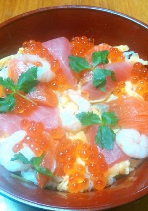 ～ひな祭りのちらし寿司丼～-レシピのメイン写真