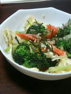 タラコソースで♪ゴロゴロ野菜の温サラダ-レシピのメイン写真