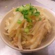 千切り大根となめ茸で1品