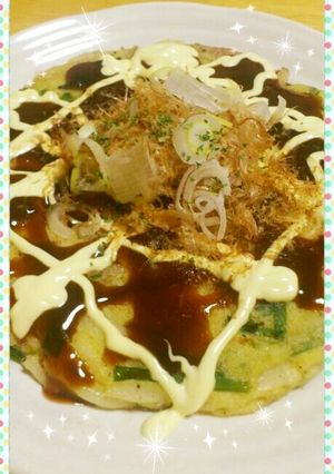 豚肉とニラ入り♪大和芋のふわもちチヂミ風-レシピのメイン写真
