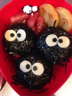 まっくろくろすけ キャラ弁-レシピのメイン写真