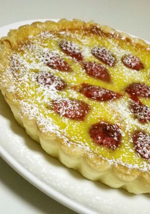 意外と簡単っ!おいしい苺のプリンタルト-レシピのメイン写真