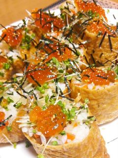 カンタン♪豪華♪寿司太郎でおいなりさん♡-レシピのメイン写真