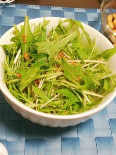 和えるだけ!水菜サラダ-レシピのメイン写真
