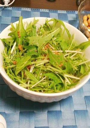 和えるだけ!水菜サラダ-レシピのメイン写真