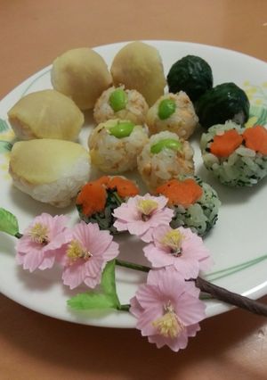 お刺身なしで簡単☆ひな祭りに手まり寿司-レシピのメイン写真