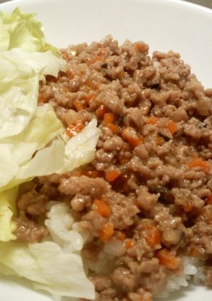 和の象徴★簡単!!ひき肉の甘辛みそ炒め-レシピのメイン写真