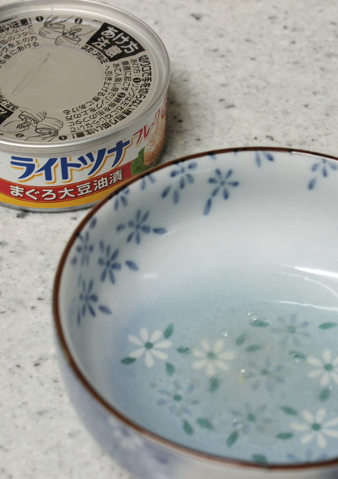☆簡単☆　ツナ缶の油切り-レシピのメイン写真