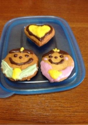 お雛様♡お内裏様 クッキー-レシピのメイン写真