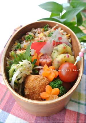 お弁当に★カラフルな芋もち★-レシピのメイン写真