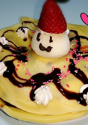 雪見大福いちご姫クレープ☆ひな祭りにも☆-レシピのメイン写真