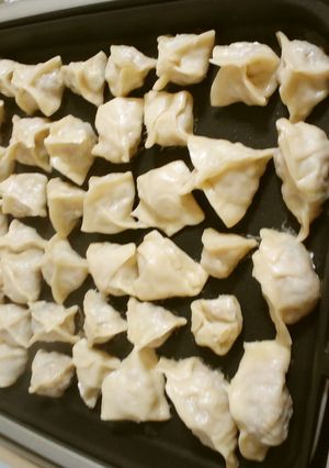 子供と簡単手作り餃子の皮★見た目より味で-レシピのメイン写真