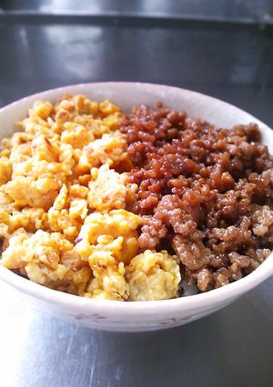 簡単２０分★二色丼-レシピのメイン写真
