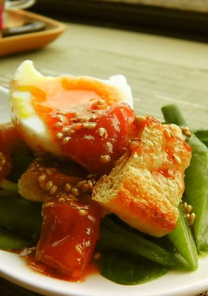 間単！カリカリお揚げ＊かけトマサラダ＊-レシピのメイン写真