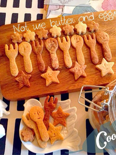 サクサク♪クッキー*卵&バター不使用-レシピのメイン写真