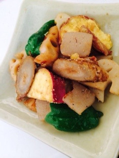 さつまいも入り。ごろごろ野菜のきんぴら-レシピのメイン写真