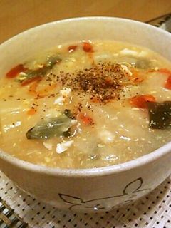 残り野菜で簡単♪酸辣湯風の春雨スープ-レシピのメイン写真