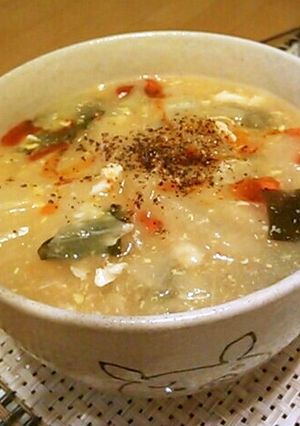 残り野菜で簡単♪酸辣湯風の春雨スープ-レシピのメイン写真