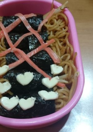 幼稚園のお弁当　2014年2月①-レシピのメイン写真