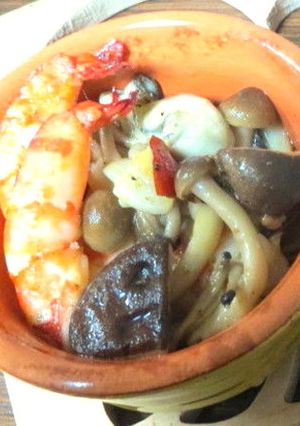 魚介のごま油アヒージョ-レシピのメイン写真