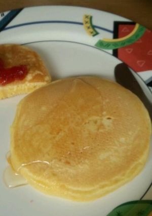 .ﾟ+.ふっくら☆ホットケーキ.+ﾟ.-レシピのメイン写真