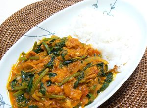 ほうれんそうとツナのヨーグルトカレー-レシピのメイン写真