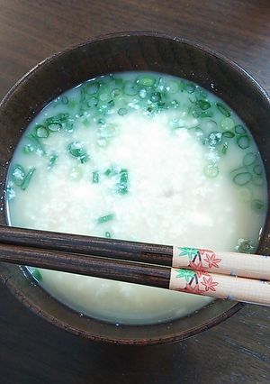 寄せ豆腐で代用☆ゆしどうふ風みそ汁-レシピのメイン写真