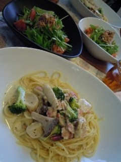 ホタテのあっさりクリームパスタ♪-レシピのメイン写真