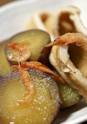 薩摩芋と薄揚げの煮物-レシピのメイン写真