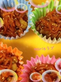 お弁当に☆人参とさつま揚げのきんぴら-レシピのメイン写真