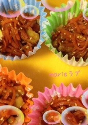 お弁当に☆人参とさつま揚げのきんぴら-レシピのメイン写真