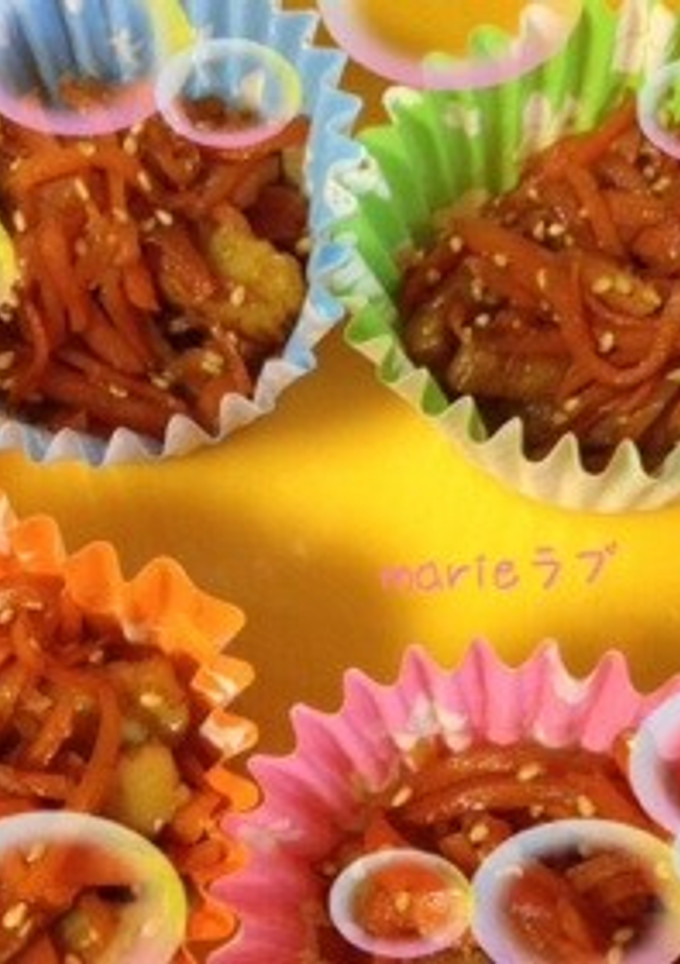 お弁当に☆人参とさつま揚げのきんぴら-レシピのメイン写真