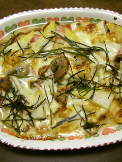 若竹ときのこのチーズ焼き-レシピのメイン写真