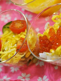 パパッと簡単☆鮭フレークでちらし寿司-レシピのメイン写真