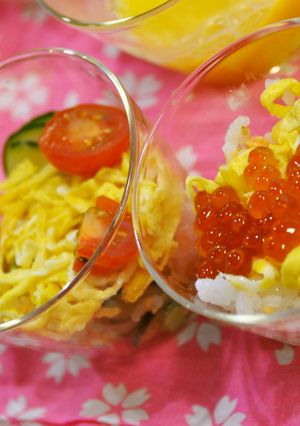 パパッと簡単☆鮭フレークでちらし寿司-レシピのメイン写真