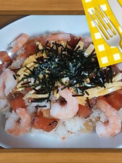 ひな祭りに簡単ちらし寿司-レシピのメイン写真