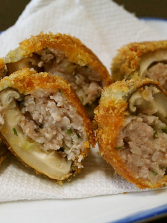 しいたけの肉詰めフライ-レシピのメイン写真