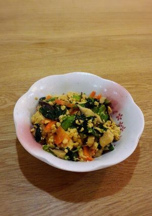 栄養たっぷり♪炒り豆腐 妊婦さんにも！-レシピのメイン写真