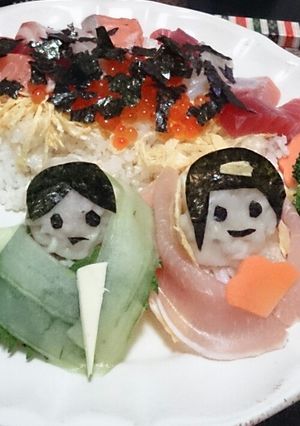 ☆簡単おひなさまちらし☆-レシピのメイン写真