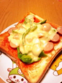 食パンde簡単ピザ☆-レシピのメイン写真