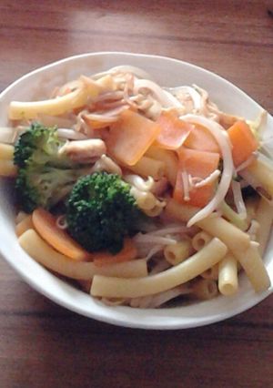 ＊*マカロニで！？焼きそば*＊-レシピのメイン写真