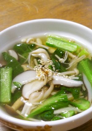 キノコで旨味スープ-レシピのメイン写真