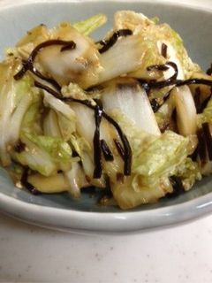 簡単☆白菜の塩昆布あえ-レシピのメイン写真