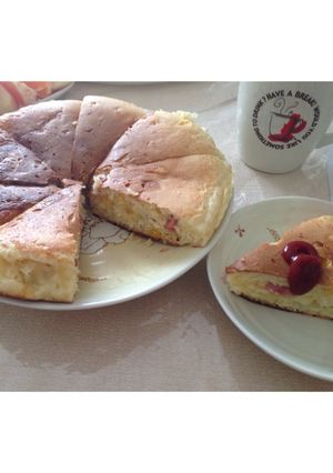 厚さ4cm大皿いっぱいのホットケーキ♪-レシピのメイン写真